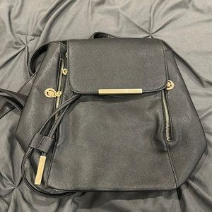 Woman backpack purse gold hardware used once great condition